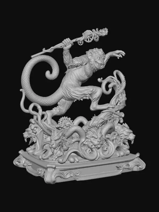 3D model for Monkey Demons Leap