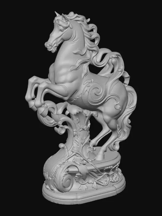 3D model for The Rearing Stallion