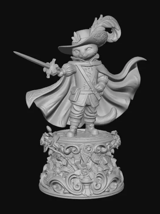 3D model for Puss in Boots