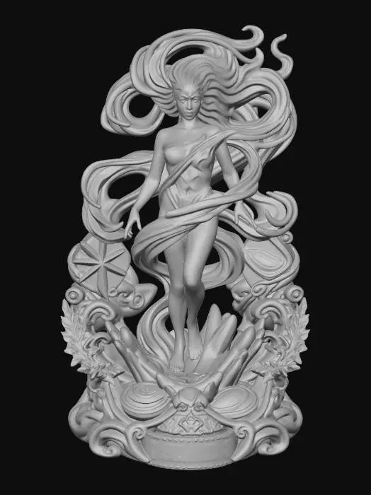 3D model for Cosmic Goddess
