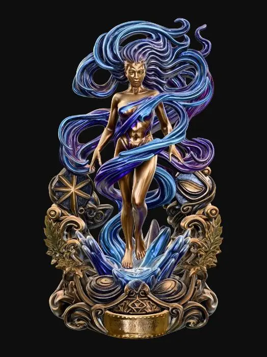 3D model for Cosmic Goddess