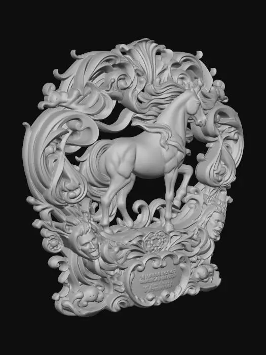 3D model for Rococo Stallion
