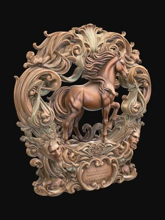3D model for Rococo Stallion