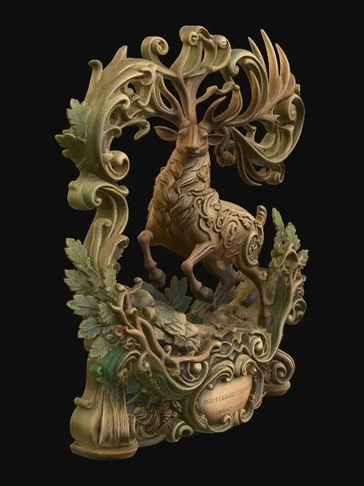 3D model for Rococo Stag