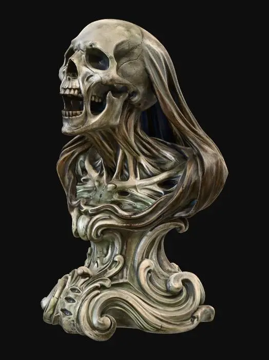 3D model for Whispering_Skeleton_Bust