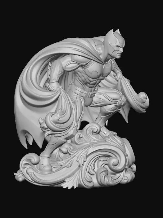 3D model for Wooden_Batman_Statue