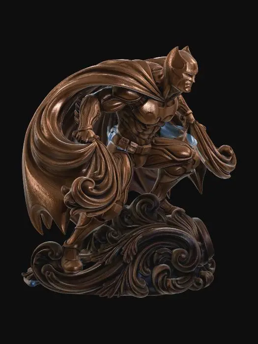 3D model for Wooden_Batman_Statue