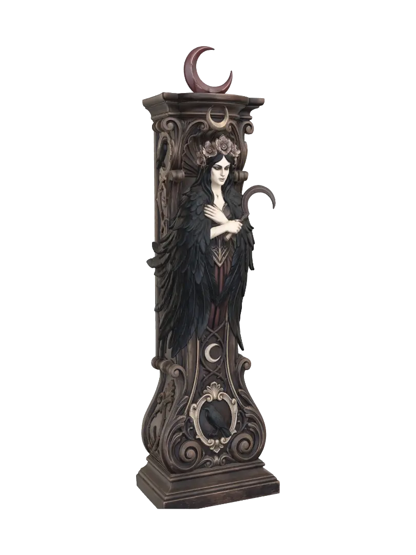 feathered moon spirit 2 - Roccoco 3D model, vytvořený pomocí AI