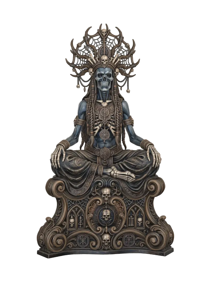 Mô hình 3D của skeletal mystic, được tạo bằng AI