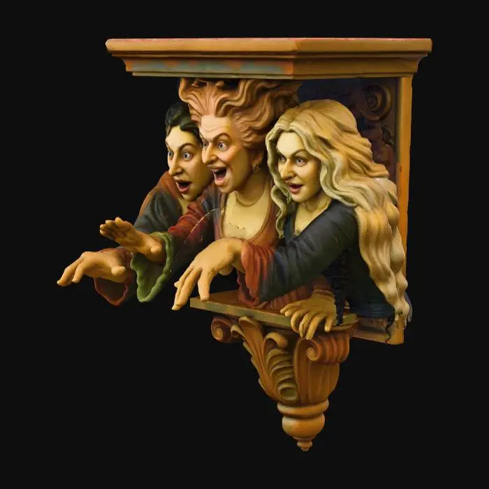 3D model for Three Enchantresses