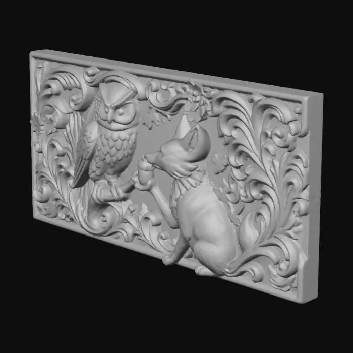 3D model for Whimsical Companions Frieze