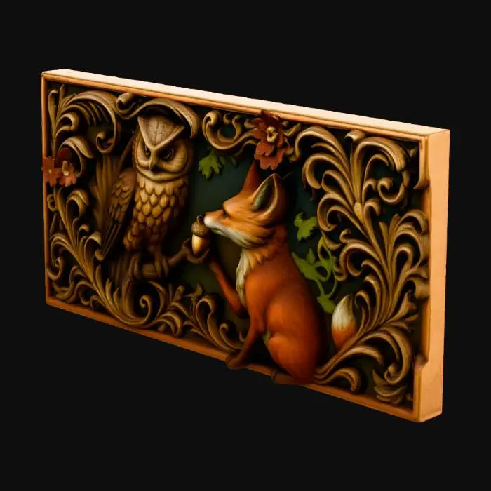 3D model for Whimsical Companions Frieze