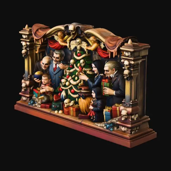 3D model for Addams Family Christmas