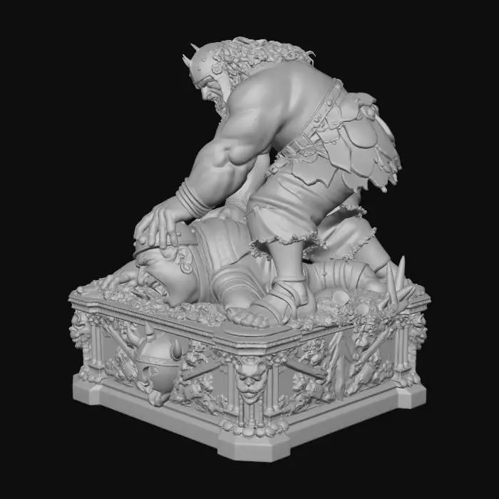 3D model for Roman Struggle