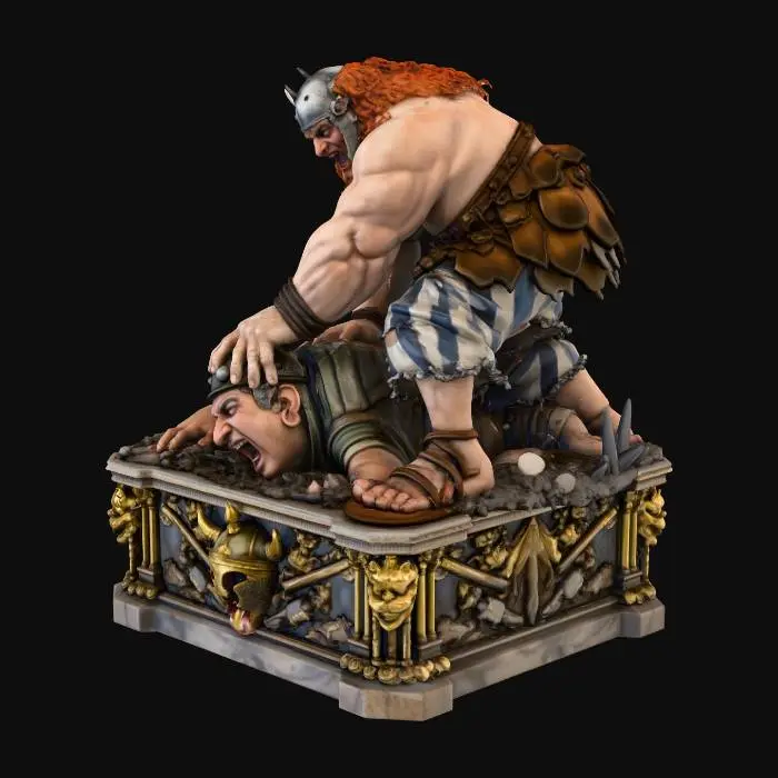 3D model for Roman Struggle