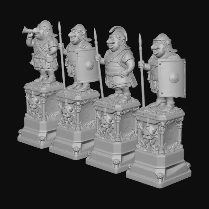 3D model for Roman Quartet