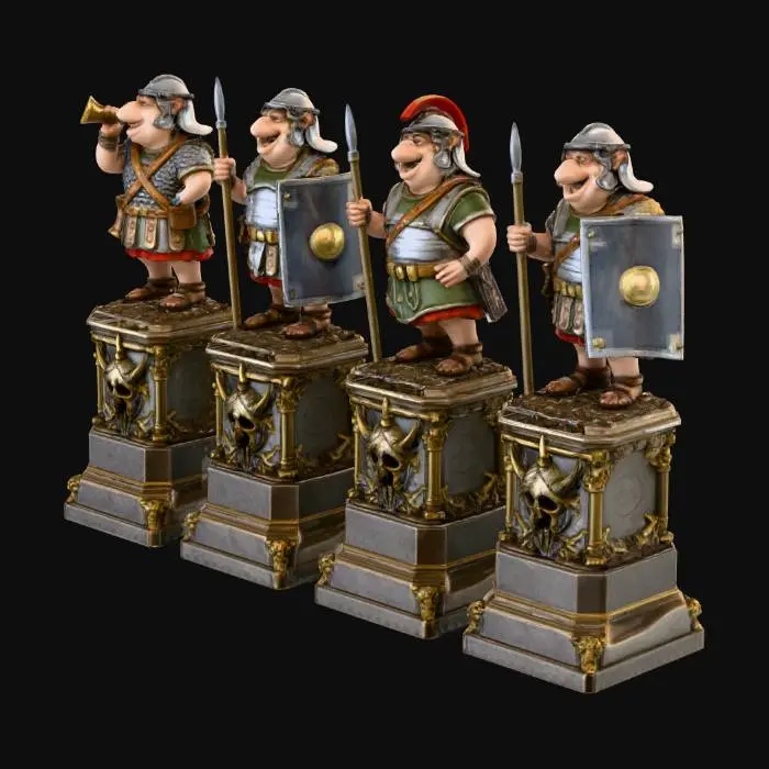 3D model for Roman Quartet
