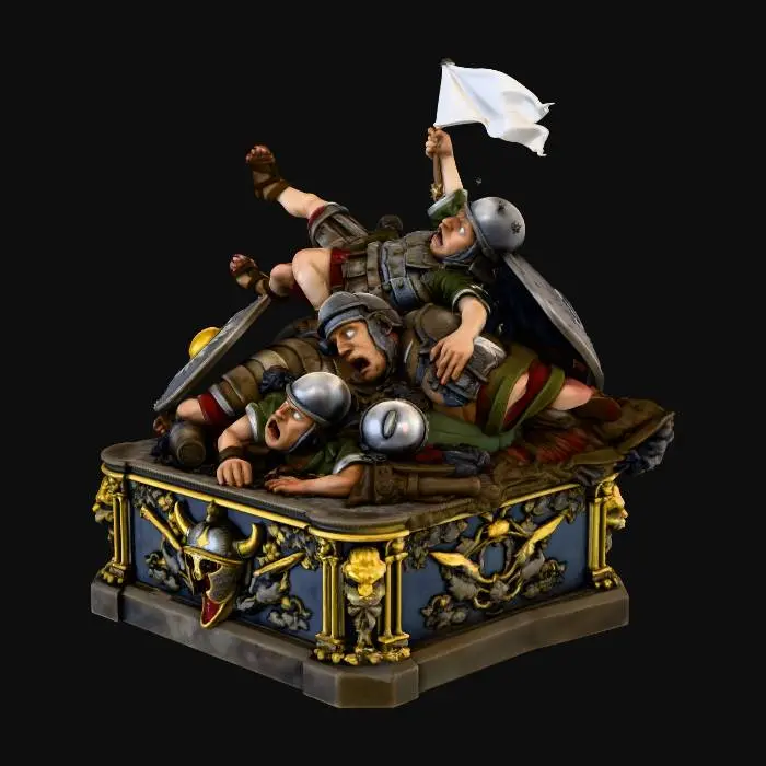 3D model for Romans Defeated