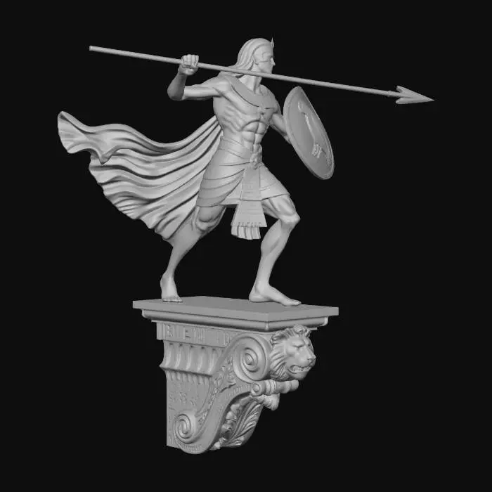 3D model for Spartan Hoplite