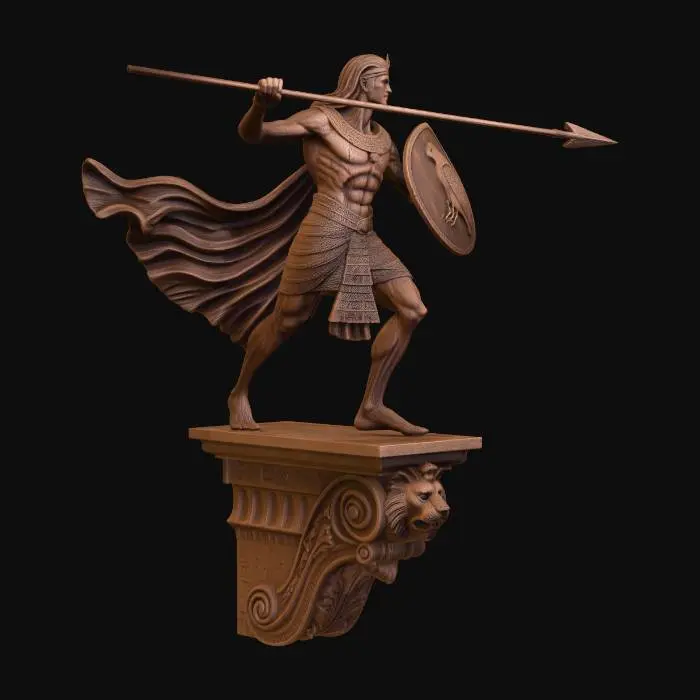 3D model for Spartan Hoplite
