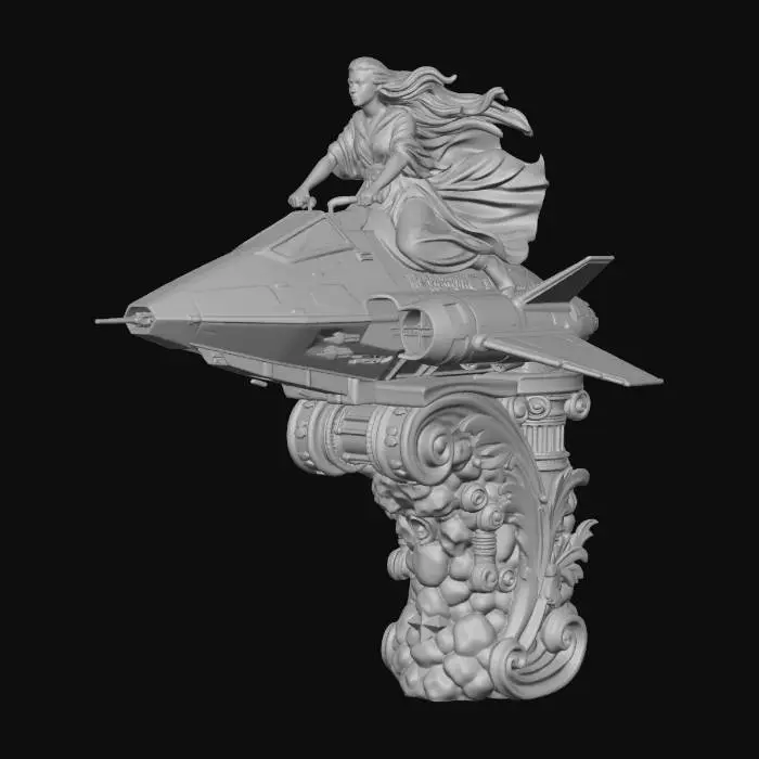 3D model for Starbound Rider