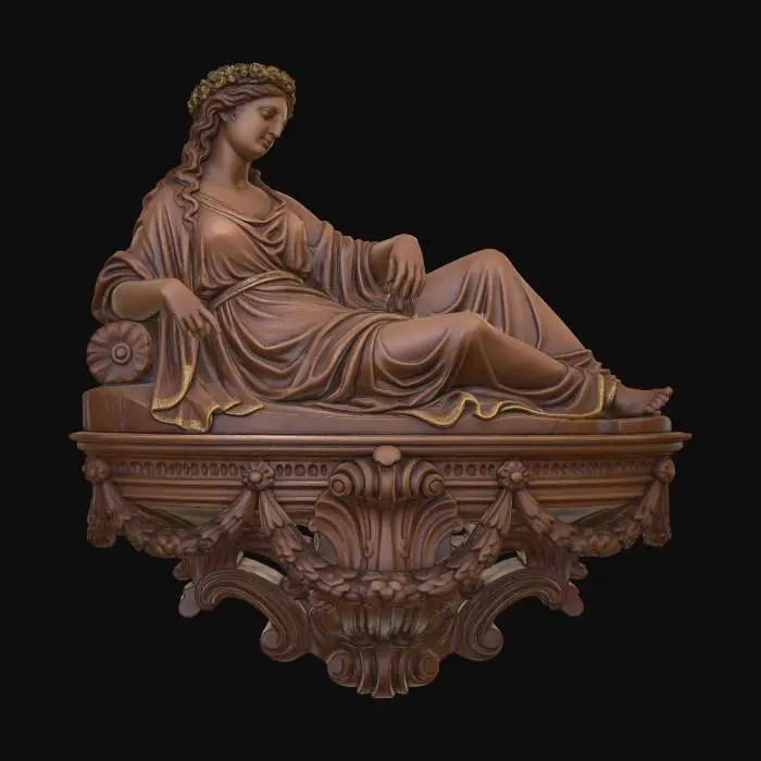 3D model for Reclining Goddess
