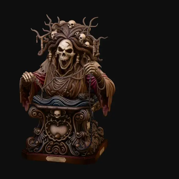 3D model for Abyssal Sea Creature Bust