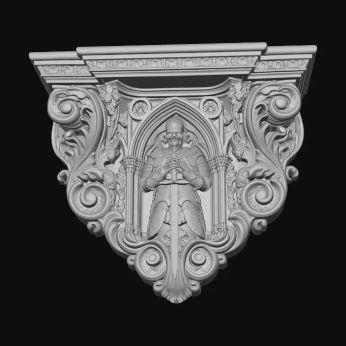 3D model for Skeleton Knight Corbel