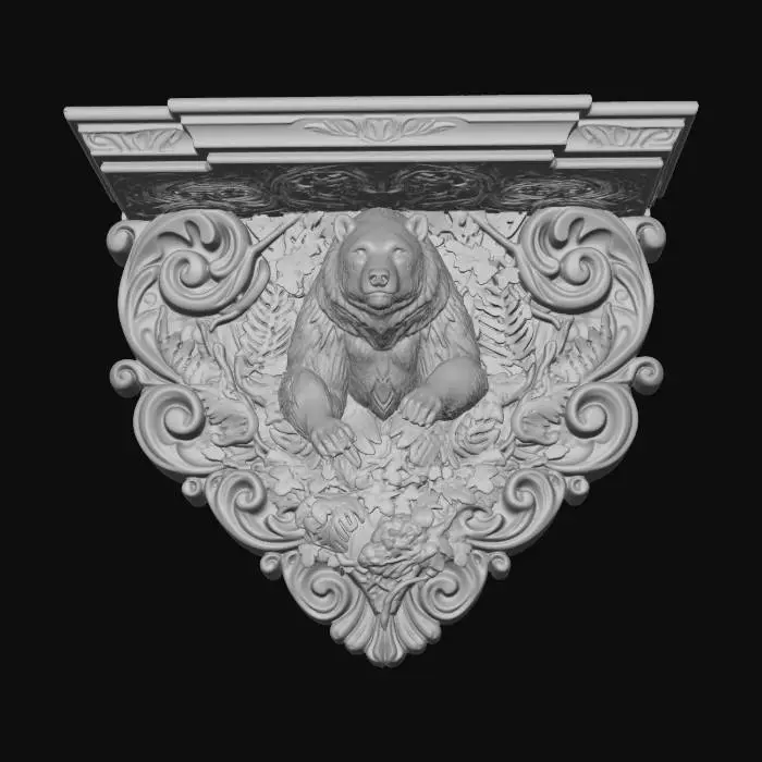 3D model for Grizzly Corbel