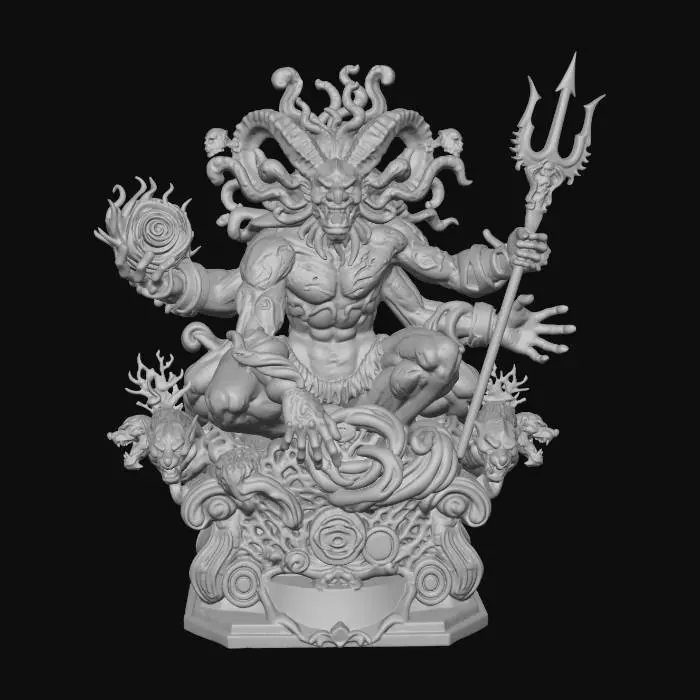 3D model for Demonic Infernal Muse