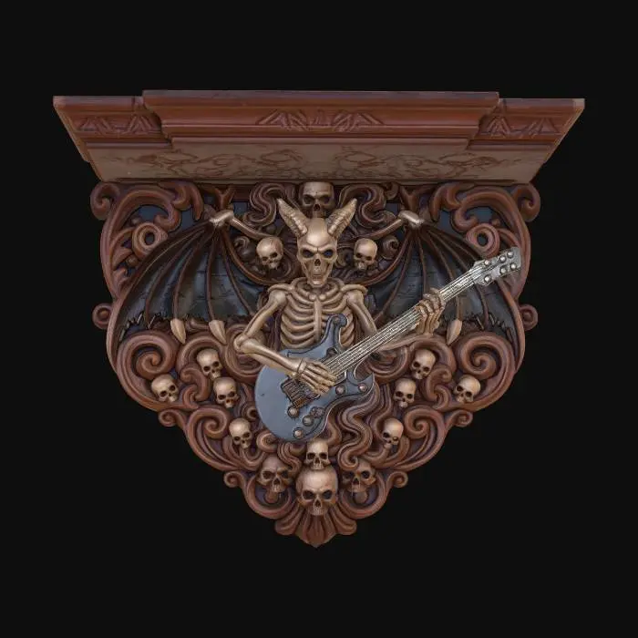 3D model for Infernal Guitarist Corbel
