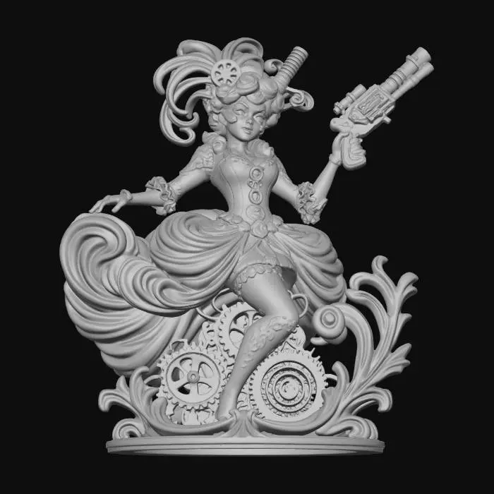 3D model for The_Flirtatious_Pistoleer-