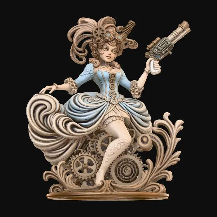 3D model for The_Flirtatious_Pistoleer-