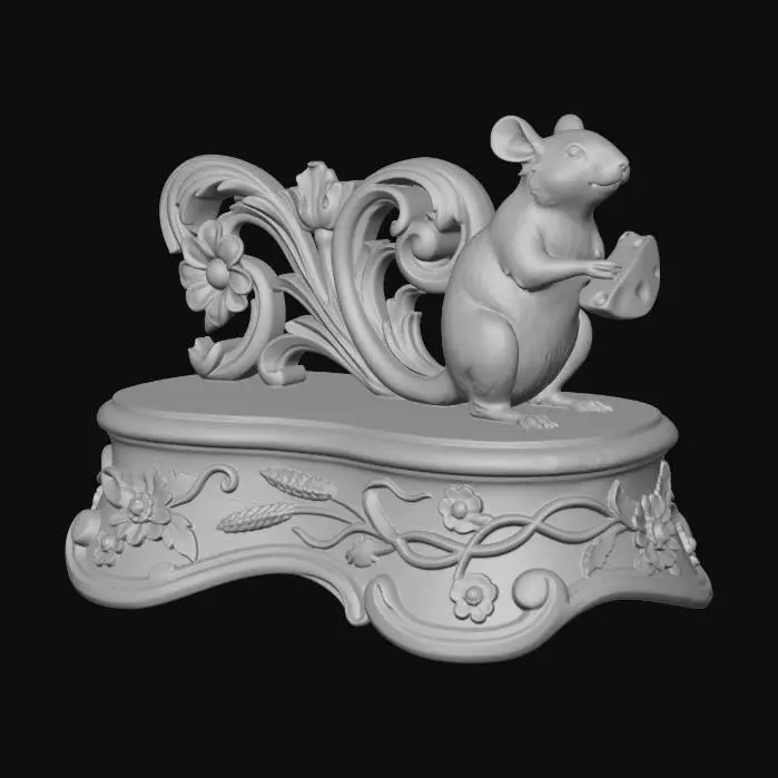 3D model for Cheese Bearer Mouse