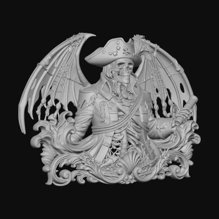 3D model for Winged Wraith of the Sea