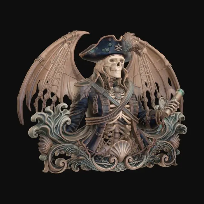 3D model for Winged Wraith of the Sea