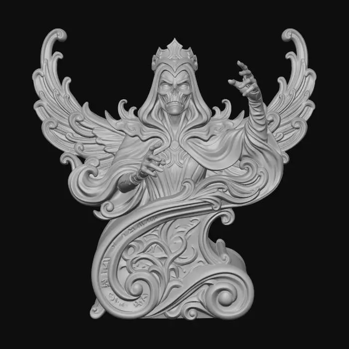 3D model for Crimson_Crowned_Warden_Bust
