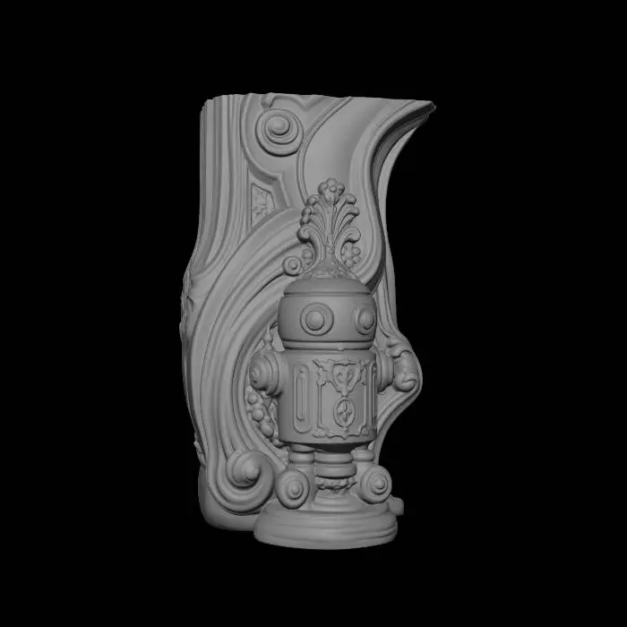 3D model for Baroque Brass Automaton