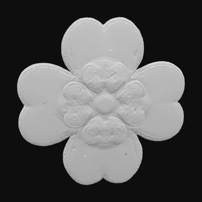 3D model for Elegant Floral Brooch