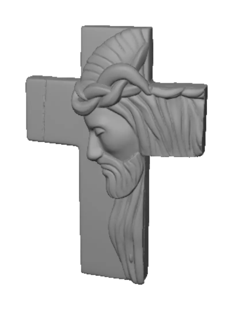 Wooden crucifix pendant par xam4uk787 — créé avec le générateur 3D Meshy AI, téléchargement gratuit FBX OBJ GLB STL