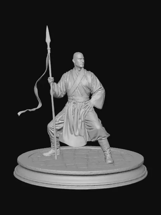 3D model for Warrior's Stance