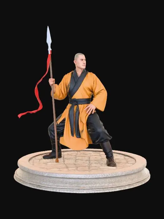 3D model for Warrior's Stance