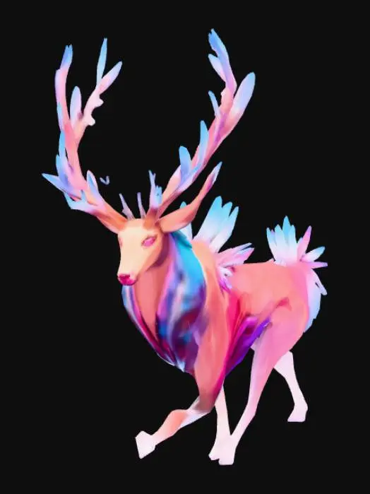3D model for Prismatic Stag