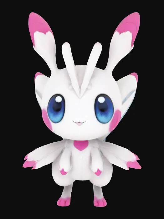 3D model for Blossom Sprite, #fairy#