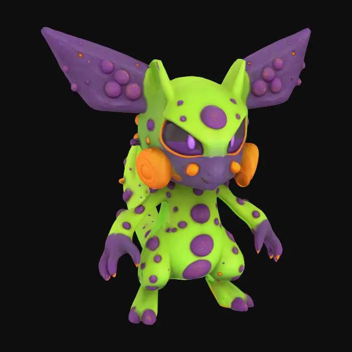 3D model for Spiky Critter