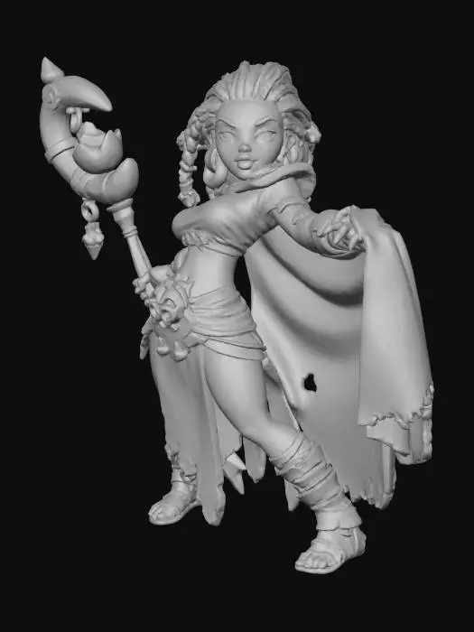 3D model for Sorceress of the Autumn Valley