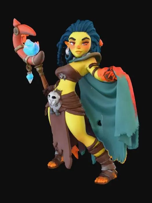 3D model for Sorceress of the Autumn Valley