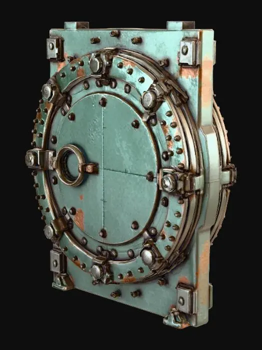 3D model for missile silo hatch surface door