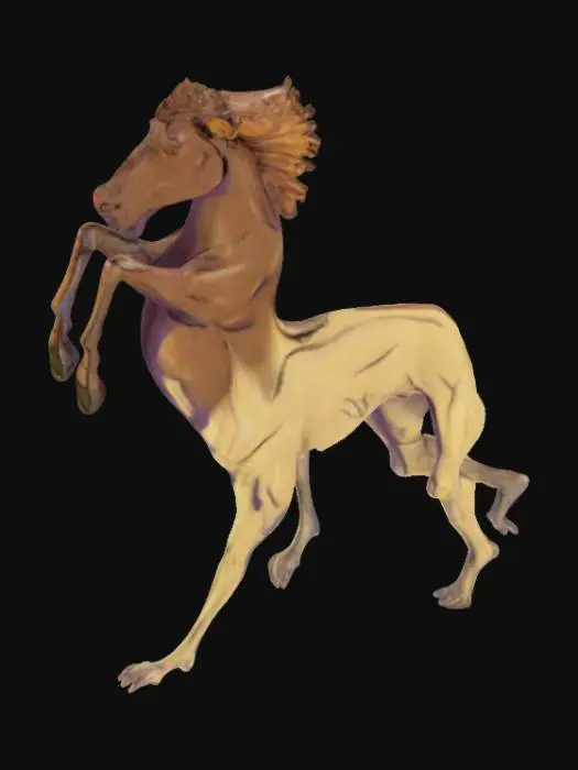3D model for reverse centaur
