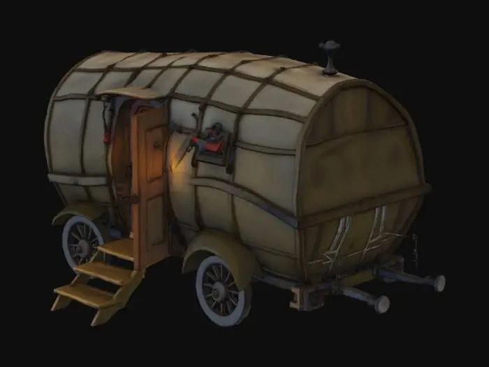 3D model for Mystical Caravan in the Woods